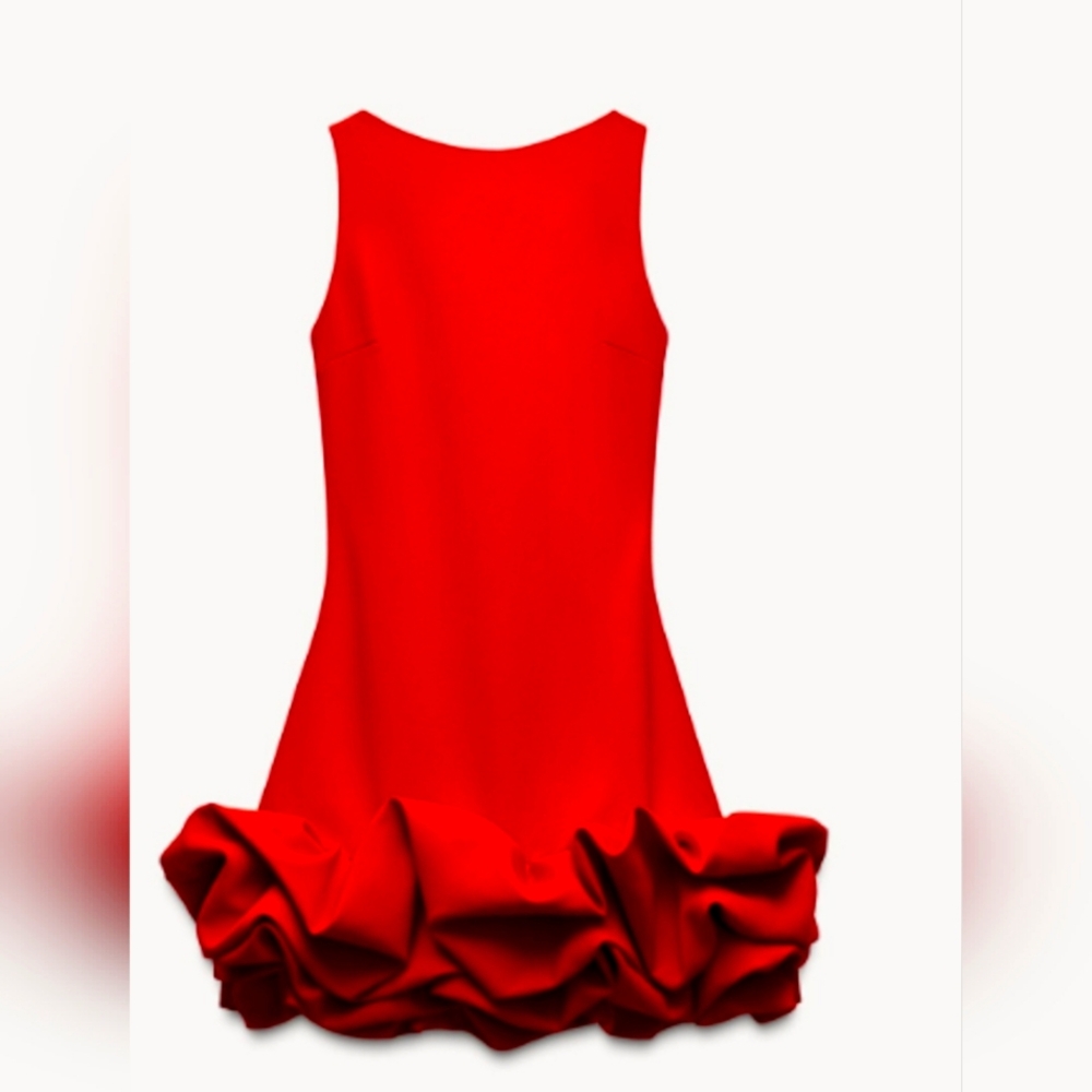 Zara,red dress